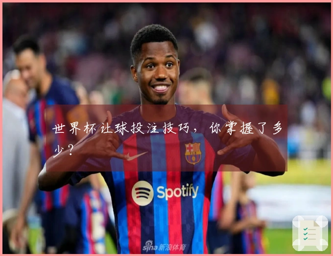 世界杯让球投注技巧，你掌握了多少？